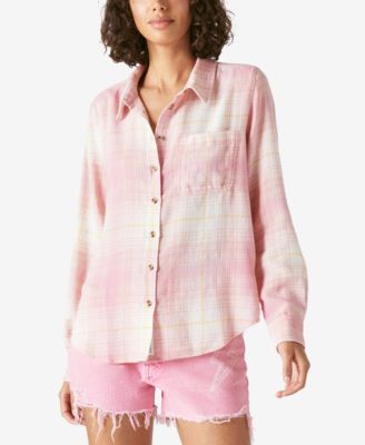 Lucky Brand - Plaid Boyfriend Shirt