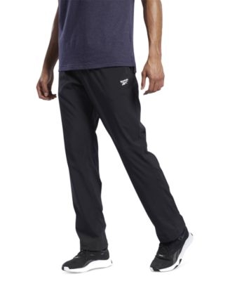 Reebok - Men's Identity Training Essentials Regular-Fit Moisture-Wicking Drawstring Pants