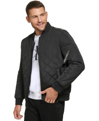 Calvin Klein - Men's Quilted Baseball Jacket