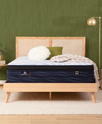 Serta - iComfortECO™ Q20GL Quilted Hybrid 15" Plush Pillow Top Mattress, Queen