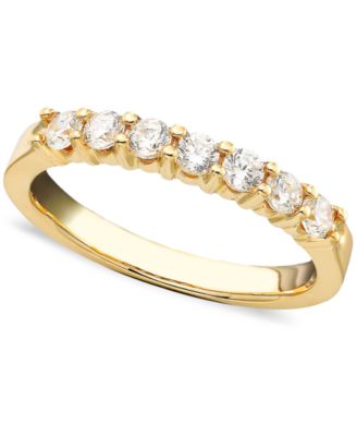 Macy's - Seven Diamond Band Rings in 14k Gold