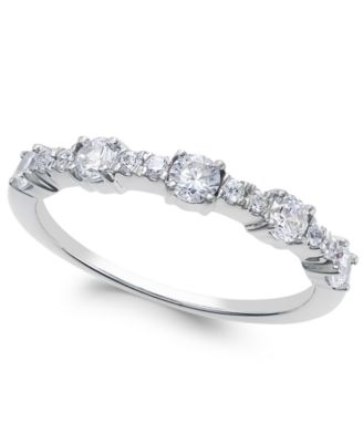 Macy's - Diamond Band (1/2 ct. t.w.) in 14k Gold, Rose Gold or White Gold