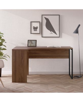 Furniture - Alsan 2-Drawer Desk, Quick Ship