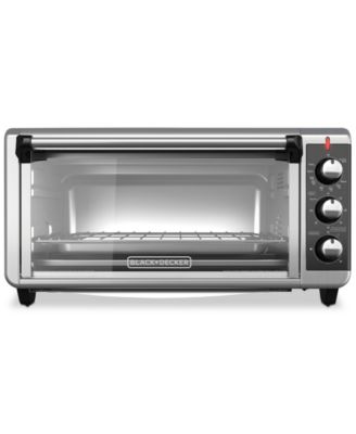 Black & Decker - TO3250XSB 8-Slice Extra-Wide Convection Toaster Oven