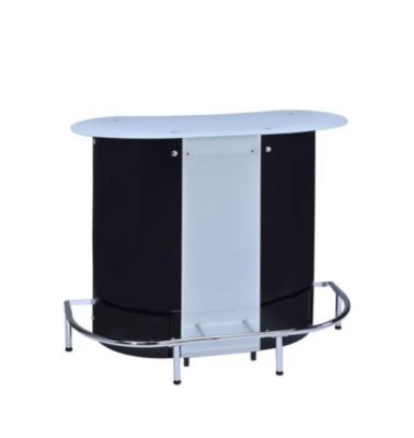 Coaster Home Furnishings - Spencer Contemporary Frosted Glass Top Bar Unit