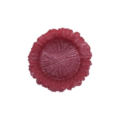 American Atelier - REEF PINK CHARGER PLATE 13"D