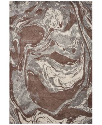 Kas - Illusions Flow 6217 Mocha 3'3" x 4'11" Area Rug