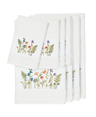 Linum Home - Turkish Cotton Serenity 8-Pc. Embellished Towel Set