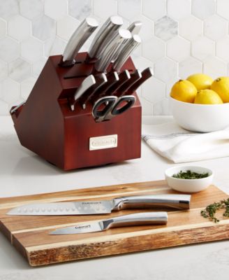 Cuisinart - 15-Pc. Classic Rotating Block Cutlery Set