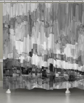 Laural Home - Grey Glacier Shower Curtain
