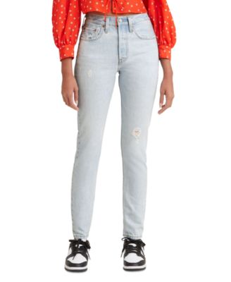 Levi's - 501 Distressed Skinny Jeans
