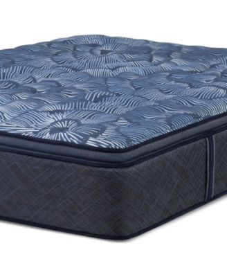 Serta - Perfect Sleeper Cobalt Calm 15" Plush Pillow Top Mattress-Full