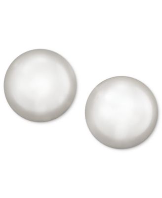 Belle de Mer - Pearl Earrings, 14k Gold Cultured Akoya Pearl Stud Earrings (7mm)