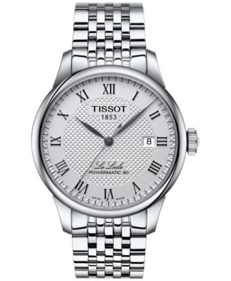 Tissot - Men's Swiss Le Locle Stainless Steel Bracelet Watch 39mm