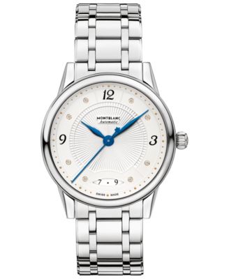 Montblanc - Women's Swiss Automatic Boh&egrave;me Stainless Steel Bracelet Watch 34mm