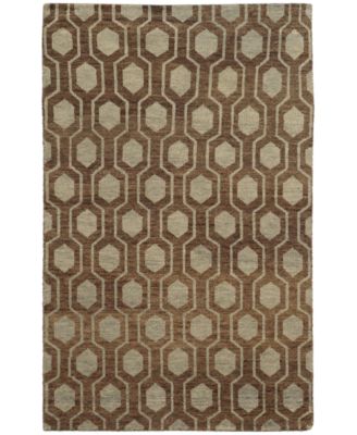 Tommy Bahama Home - Maddox 56504 Brown/Blue 10' x 13' Area Rug