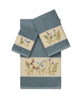 Linum Home - SERENITY 3PC Embellished Towel Set
