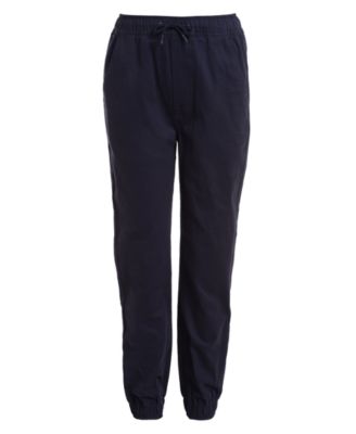 Nautica - Big Boys Evan Tapered-Fit Stretch Khaki Joggers with Reinforced Knees