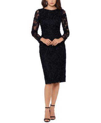 XSCAPE - Lace Soutache Dress