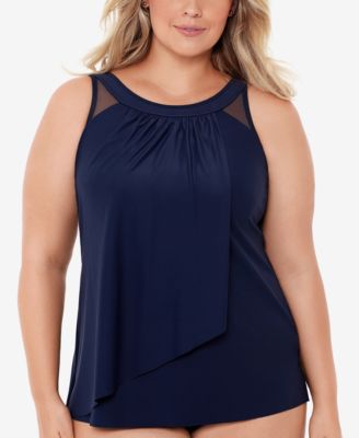 Miraclesuit - Plus Size Illusionists Ursula Underwire Tankini Top