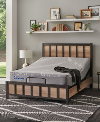 Sealy - Posturepedic Hybrid Medina 11" Firm Mattress Set- Twin