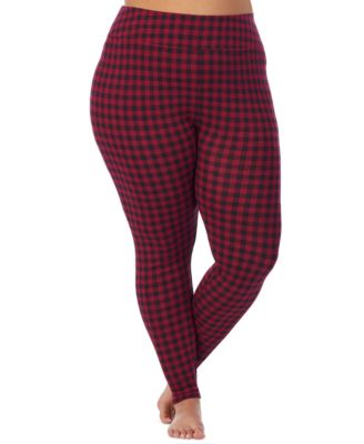 Cuddl Duds - Plus Size Softwear with Stretch High-Waist Leggings