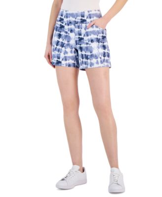INC International Concepts - Women's Mid Rise Tie-Dyed Shorts