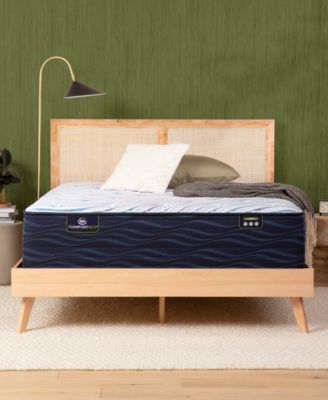 Serta - iComfortECO™ Q30LTX Quilted Hybrid 15" Plush Mattress, Full