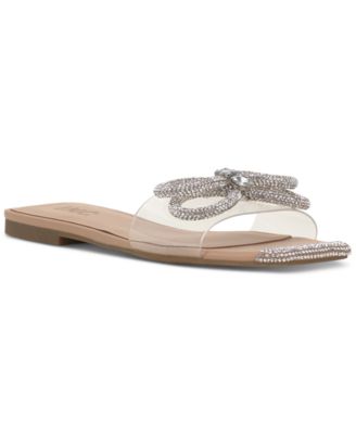 INC International Concepts - Women's Plora Embellished Slide Sandals