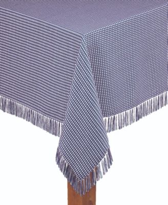 Lintex - Homespun Marine 100% Cotton Tablecloth 52"X52"