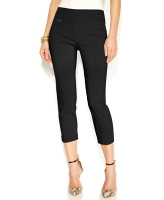 Alfani - Skinny Pull-On Capri Pants