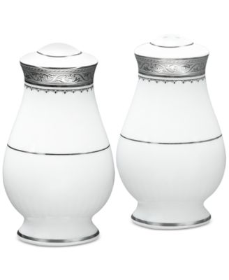 Noritake - Odessa Platinum Salt & Pepper Shakers