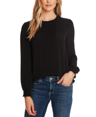 CeCe - Smocked Pintuck Blouse