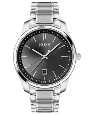 BOSS - Men's Circuit Stainless Steel Bracelet Watch 42mm