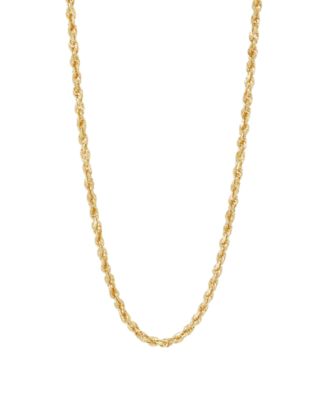 Macy's - Glitter Double Rope Link 20" Chain Necklace in 14k Gold