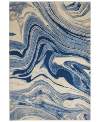 Nourison - Moraine MO749 Light Blue 3'6" x 5'6" Area Rug